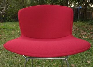 Knoll Style Bertoia Side Chair Double Sided Fabric Cushion Cover,  Colors photo