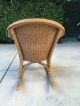 Vintage Palecek Wicker Rocking Chair Post-1950 photo 3