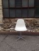 Herman Miller Eames Signed Fiberglass White Chair Lafonda Base Rare Vintage Post-1950 photo 1