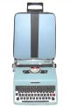 Vintage 1960 ' S Olivetti Underwood Lettera 32 Typewriter W/ Blue Case Italy Made Typewriters photo 9