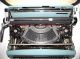 Vintage 1960 ' S Olivetti Underwood Lettera 32 Typewriter W/ Blue Case Italy Made Typewriters photo 3