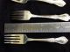 Vintage 1965 Wm.  A.  Rogers Oneida Ltd Vanessa Silverplate Salad Forks & Spoons Flatware & Silverware photo 1