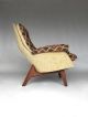 Rare Vintage Adrian Pearsall Craft Assoc.  Mid Century Modern Walnut Lounge Chair Post-1950 photo 3