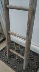 (old) Farmhouse Wood Ladder 5ft. ,  Rustic 65 