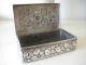Stunning Antique Indian Solid Silver And Enamel Box - Large Boxes photo 6