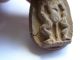 Ancient Egyptian Carved Stone Deity Bes Amulet Figure 35.  5 Mm Long Egyptian photo 2