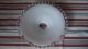 French Vintage Coolie White Frilled Glass Pendant Lamp / Light Shade (2) Other photo 4