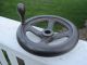 Industrial Turn Wheel Vintage Cast Iron Handle Steampunk Art No18.  Vg Cond. Other photo 6
