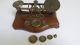 Antique Brass And Wood English Postal Scale - S.  Mordan & Co Scales photo 4