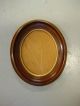 Antique Pair Oval Victorian Walnut Shadow Box Picture Frame Shadowbox Other photo 2