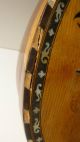 Antique Italian Inlaid Wood Mandolin With Bowl Back,  Bird Design,  Maker ' S Stamp String photo 9