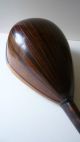 Antique Italian Inlaid Wood Mandolin With Bowl Back,  Bird Design,  Maker ' S Stamp String photo 6