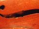 Antique German Antonius Stradivarius Copy 3/4 Size Estate Fresh String photo 4