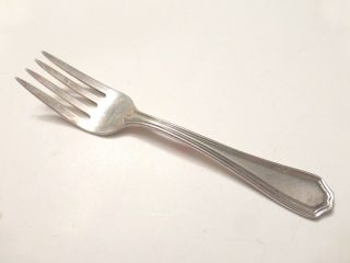 Collectible Reed & Barton Hepplewhite Sterling Silver Baby Fork 1900 - 1940 photo