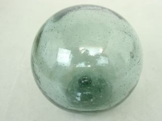 F20 Japanese Antique Glass Fishing Float Buoy Ball ø9 Cm 3.  5 