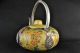 China Porcelain Pumpkin Shape Teapot Belle Painting Inlay Tibet - Silver Dragon N Teapots photo 1