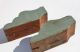 Antique Small Wood Porch Corbels Old Vintage Salvage Corbels photo 2