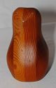 Wood Carved Mod Style Quail Pen Pencil Holder Vase By Deborah D Bump Vermont Carved Figures photo 1
