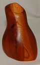 Wood Carved Mod Style Quail Pen Pencil Holder Vase By Deborah D Bump Vermont Carved Figures photo 8