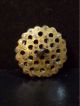 Antique Victorian Cut Steel Button Faceted Riveted Open Work Cluster Buttons photo 5