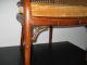 Henredon Faux Bamboo French Regency Tub Club Caned Chair Post-1950 photo 2