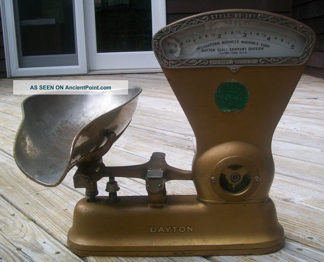 Dayton Scale Style No.  167 5 Lb. Scales photo