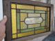 Small Antique Stained Beveled Glass Window 14.  25 X 21.  5 Salvage Pre-1900 photo 9