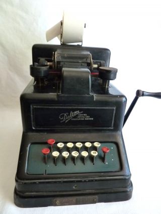 Dalton Adding Listing Antique Calculating Machine No.  28863,  Made In Usa photo