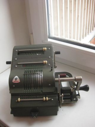 Old German Mechanical Calculator Arithmometer 