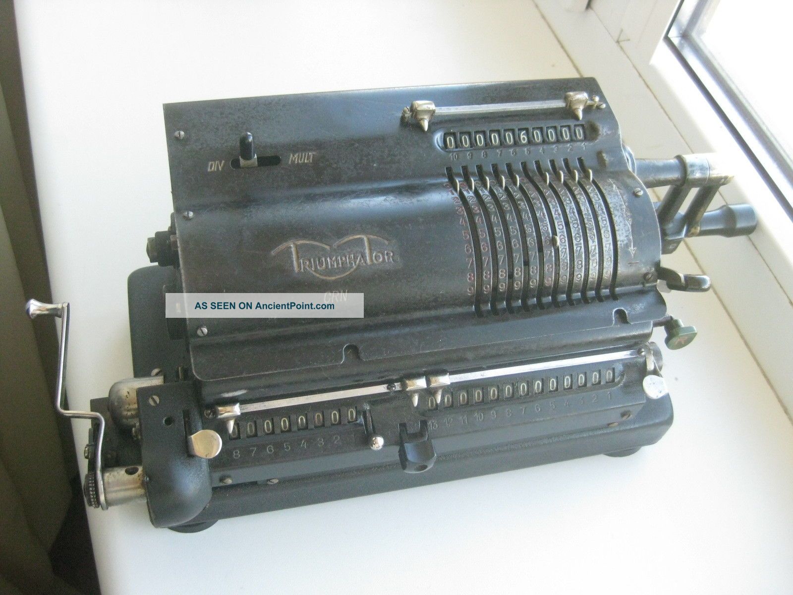 Old German Mechanical Calculator Arithmometer 