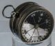 Singer ' S Patent Pocket Compass Barometer Sterling Silver Mop Ireland 19th Cent Barometers photo 11