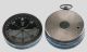 Singer ' S Patent Pocket Compass Barometer Sterling Silver Mop Ireland 19th Cent Barometers photo 2