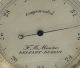 Singer ' S Patent Pocket Compass Barometer Sterling Silver Mop Ireland 19th Cent Barometers photo 5
