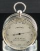 Singer ' S Patent Pocket Compass Barometer Sterling Silver Mop Ireland 19th Cent Barometers photo 7