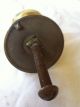 Reclaimed Antique Solid Cast Brass Centre Door Knob/pull With Backplate Door Knobs & Handles photo 2