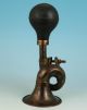 Chinese Old Copper Collectable Handwork Carved Bicycle Horn Decoration Other Chinese photo 1