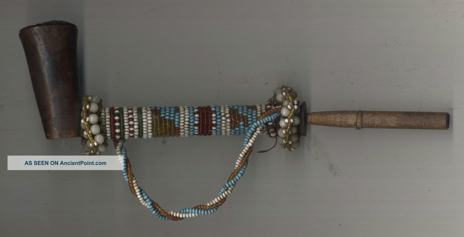 Fine Old Zulu Beaded Pipe Other photo