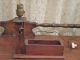Rustic Wood Trough Pump Lamp With Shade Primitives photo 1