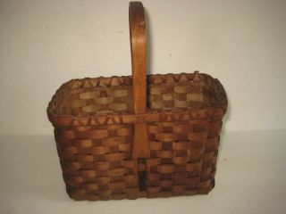 Early Split Ash Two Compartment Basket - 5 5/8 
