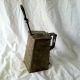 Early Brass Cape Cod Shop Fire Starter / Smudge Pot With Pumice Wand Hearth Ware photo 1