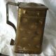 Early Brass Cape Cod Shop Fire Starter / Smudge Pot With Pumice Wand Hearth Ware photo 5
