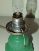 Antique 1920 ' S Art Deco Art Nouveau Green Jadite Boudoir Table Lamp Art Deco photo 9