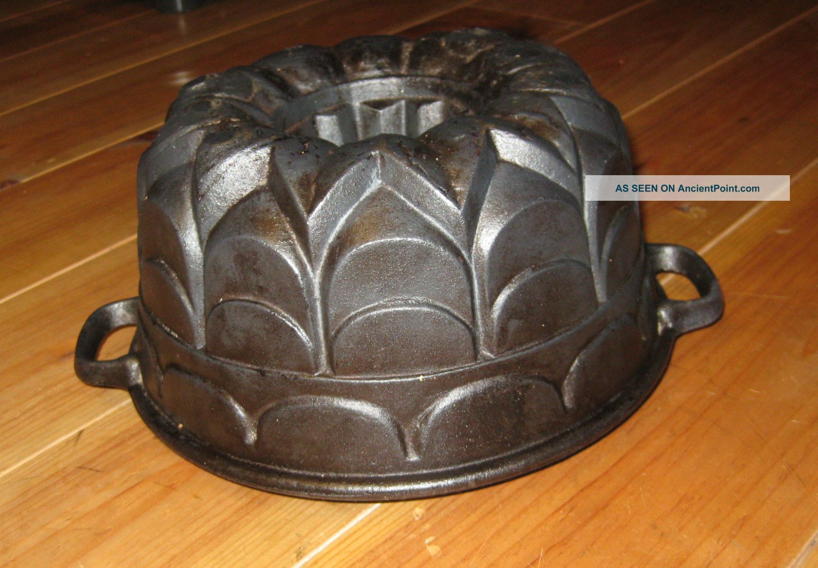 Exceptionally Antique Cast Iron Bundt Pan,  From Germany 3012 G Other photo