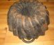 Very Old Big Antique Cast Iron Bundt Pan,  From Germany 4085 G Need Restoration Other photo 5