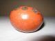 Antique Or Vintage Pottery Bowl Small Orange Black Native Pottery Bowl Vessel The Americas photo 4