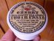 Antique,  Ceramic 1892 - 1896 Chemists Association Ltd Tooth Paste Jar Pot Lid Bottles & Jars photo 7
