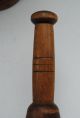 Large Antique Early American Wooden Mortar & Pestle Mortar & Pestles photo 3