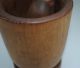 Large Antique Early American Wooden Mortar & Pestle Mortar & Pestles photo 5