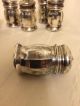 Vintage Sterling Silver Individual Salt And Pepper Shakers Salt & Pepper Shakers photo 3