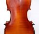 Antique German Maggini Style 4/4 Violin - 4 Corner Blocks - 1920`s String photo 3